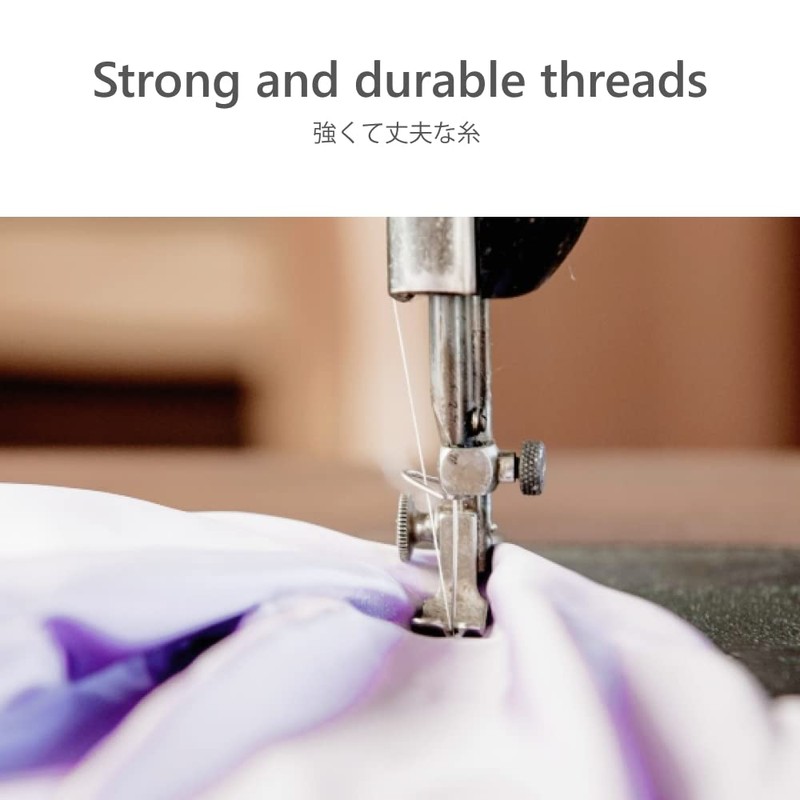 LEONIS Polyester All-Purpose Sewing Threads 110 Yards/100m 2pcs [ 78306