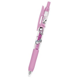 Snoopy [Color Ballpoint Pen] Sarasa Clip 0.5/Milk Purple Peanuts