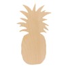 Wooden Pineapple Cutout, Unfinished Birch, 13 3/4 Inch, Package of
