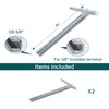 Muzata 2 Pack Upgraded Custom Socket Wrench for 1/8" Invisible