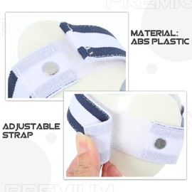 Adjustable Tennis Elbow Support Tennis Elbow Treatment Clasp - Size M (White)