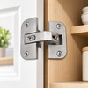 Zinc Alloy Furniture Hinge for Cabinet Doors – Detachable Flip