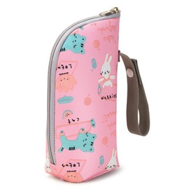 KGDUYC Babyflasche Isolierung Tasche, Babyflasche Tasche, Babyflasche Thermostat, tragbare Babyflasche Tasche für Kinderwagen Outdoor Reisen,isoliertasche babyflasche,Baby flaschenwärmer (Rosa)