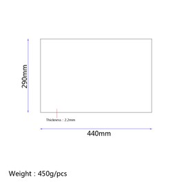 Hsyok Guitar Pickguard Material, Cream 3 Ply Picks guard Material Guitar Pickguard Material Sheet 11.6x17 Inch Black Pearl