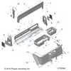 Polaris Ranger Storage Bin, Right, Black, Genuine OEM Part 5455142-070,