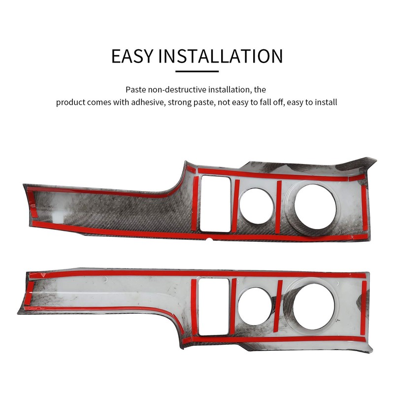 Voodonala Central Console Panel Frame Outlet Vent Trim for Ford