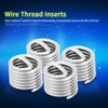 Wire Screw Sleeve, M6 Helicoil Inserts, 100Pcs 304 Stainless Steel