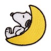 Misasa PEANUTS Snoopy Sticker Patch Moon 40×40×1mm MIS8615