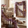 33Ft 4th of July Fluffy Tinsel Garland Patriotic Decorations Indoor