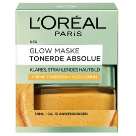 L'Oréal Paris Clay Absolue Glow Mask for Clear, Radiant Skin Complexion, 50 ml