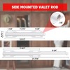 LOMILD Valet Rod for Closet Pull Out, Closet Valet Rod