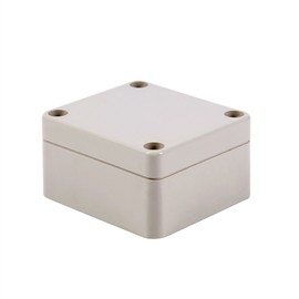 Junction Box, Enclosure Case with Lid Plastic IP65 Waterproof Electronic Project Box for Outdoor and Indoor 65 x 58 x 35mm