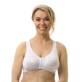 Carole Martin Full-Freedom Comfort Bras - 2 Pack - White - 44