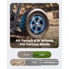 Brightown-Plant-Caddy-with-Wheels Heavy Duty, Ergonomic Plant Dolly for Elderly Gardeners with