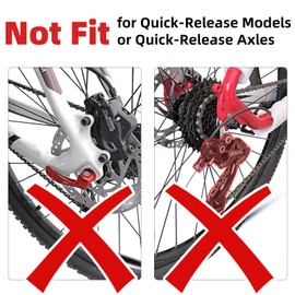 HUASION Adjustable Bicycle Training Wheels for Adults, Fit 24" to 28" Bikes, Steel Construction, Black, 1 Pair - Safe and Stable Learning Training Wheels