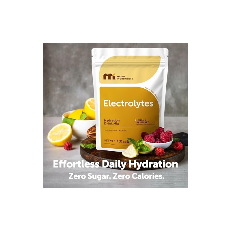 Nutra Micro Ingredientes Hidratación Electrolito Polvo 2lbs 139 Porciones Keto
