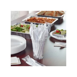 Hefty Wrapped Plastic Cutlery Combo Packs 250 ct – Forks, Knives & Spoons