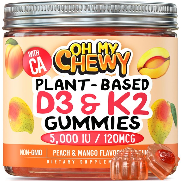 OH MY CHEWY Center-Filled Vitamin D3 K2 Gummies - Kids,