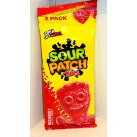 STRIDE GUM - Sour Patch Kids REDBERRY Flavor 3 Packs - DISCINTINUED HTF AS-IS