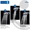 tecuro ew-easy Hand Shower with 3 Functions Diameter 69 mm