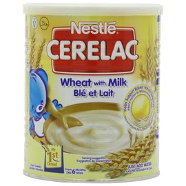 Nestle Cerelac, Wheat With Milk, 14.11-Ounce Cans (Pack of 4)