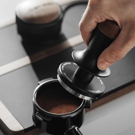 MHW-3BOMBER Espresso Tamper 54 mm - CD Series Coffee Stamp with 2-Spring Auto Rebound, Coffee Tamper for Portafilter Machines, Barista Accessories for Coffee Lovers, Entry Level & Professional, Model
