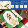 GLARKS 64pcs Star Wooden Cross Stitch Kit, Wood Cross Stitching