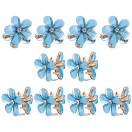 Healeved 10pcs Fashion Mini Jaw Clamp Clips Diy Hairstyles Flower Hair Clips Mini for Girls