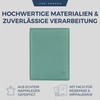 VON HEESEN Passport Holder Leather with RFID Protection for Men