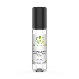 Aroma Shore Perfume Oil - Our Impression Of and compatible with Mi'Chael Kor'S Extreme Night Type, 100% Pure Uncut Body Oil Our Interpretation, Perfume Body Oil