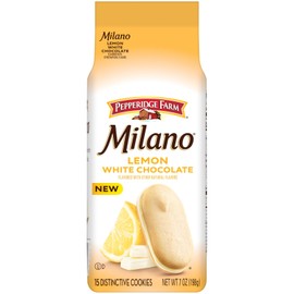 Pepperidge Farm Milano White Chocolate Lemon Cookies 7 Oz Delicious Treat