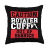 Shoulder Injury Repair Rotater Cuff Surgery Recovery Throw Pillow