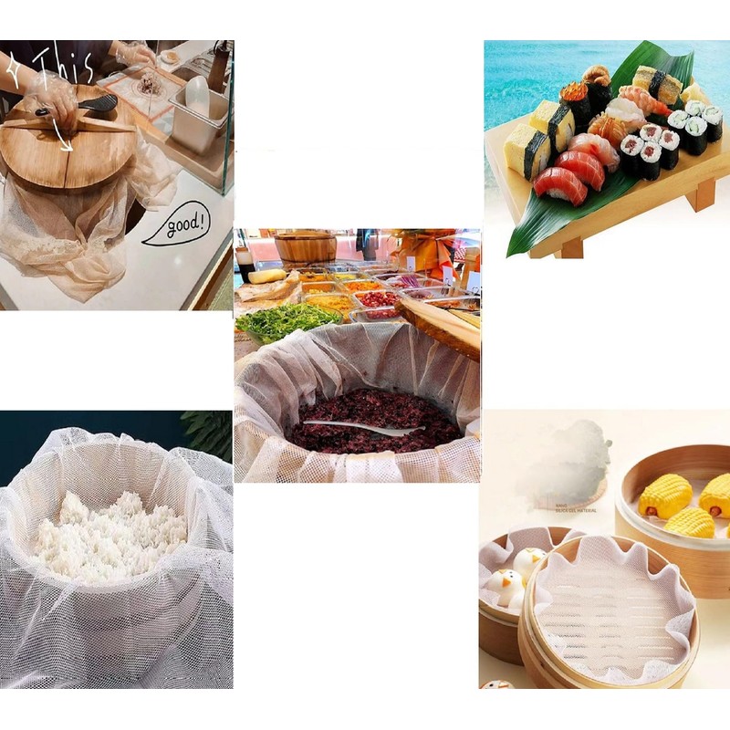 2Pcs Rice Net, 45 x 39 inch Sushi Rice Cooking