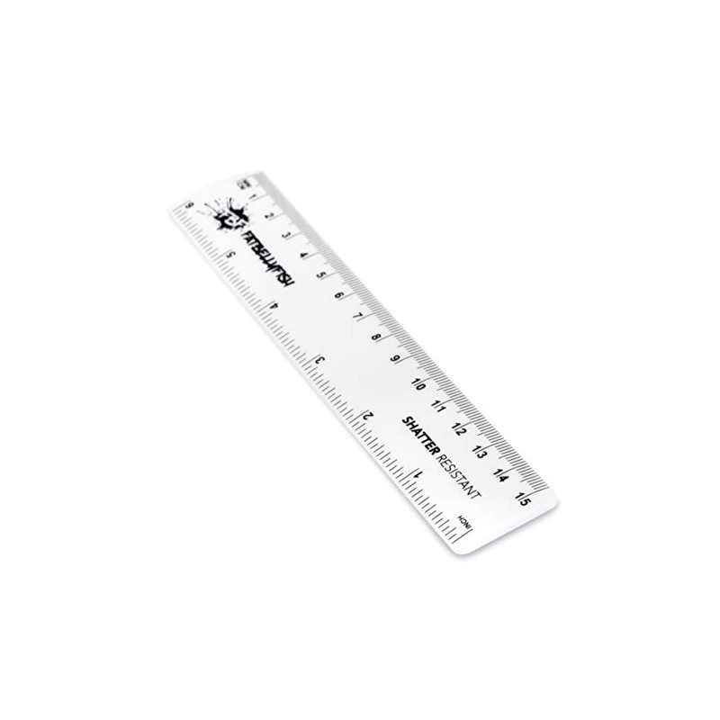 6 Inch / 15cm Rulers - Shatter Resistant - Pack