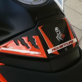 labelbike - 3D Gel Resin Sticker for Motorcycle Tank Pad Compatible with KTM 790 and 890 Adventure