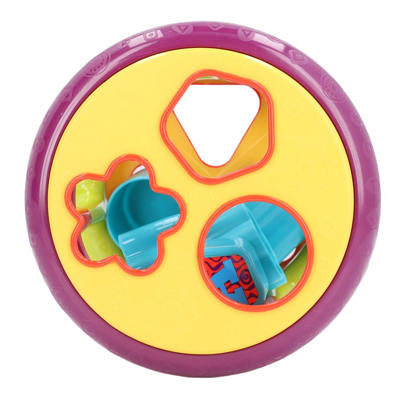 Kids Blocks Shape Sorting Toy Plastic Montessori Activity Cube Baby