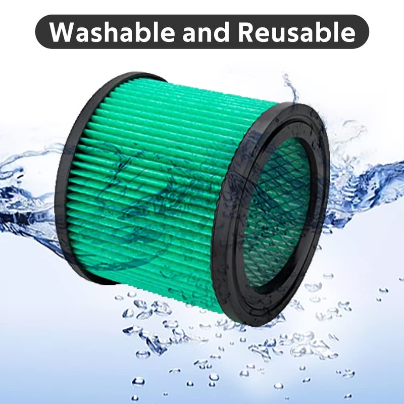 2 Pack DXVC4003 Replacement Filters for DEWALT 4 Gallon DXV04T,