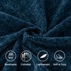 BATTILO HOME Navy Blue Throw Blanket for Couch Bed Sofa,