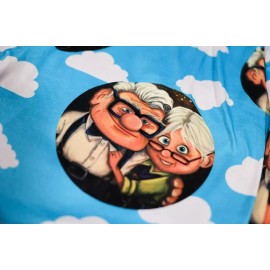 Couples Pajama Set Matching Men and Women Sleep Shorts Sleep Shirt Cartoon Cute