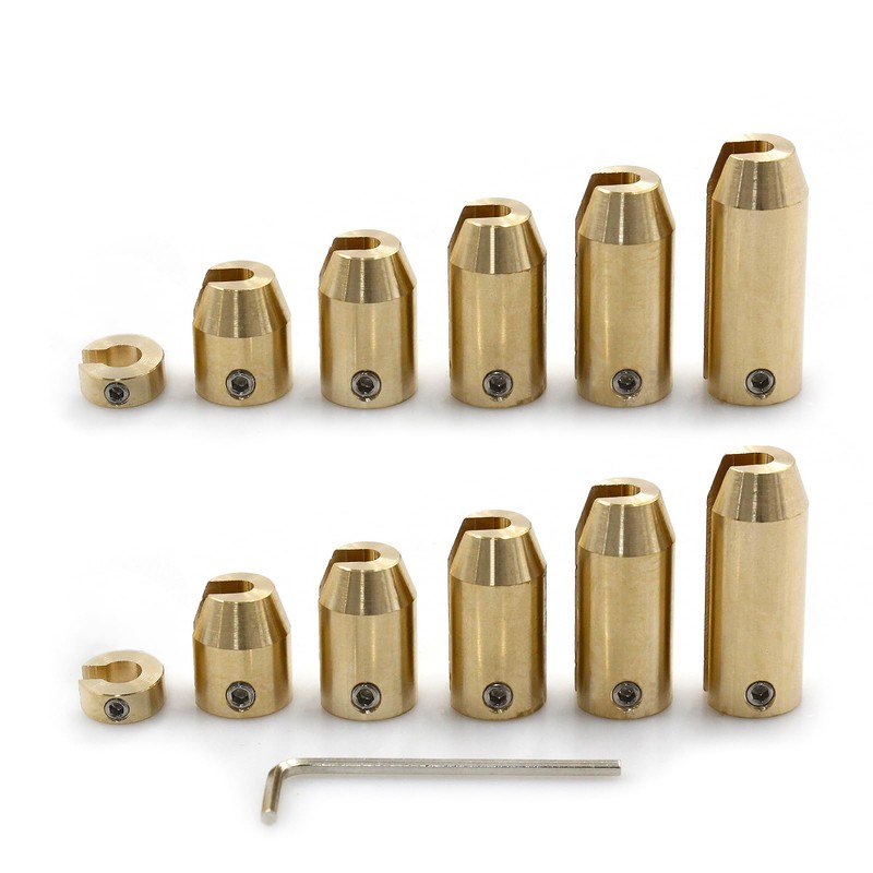 Shkalacar 12pack Brass Wheel Spoke Balance Weights for Motorcycle, Balance