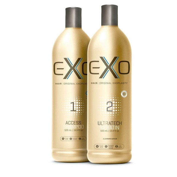 Exo Hair Professional Ultratech Keratin Brazilian exoplastia 2X 500ML FAST SHIPS
