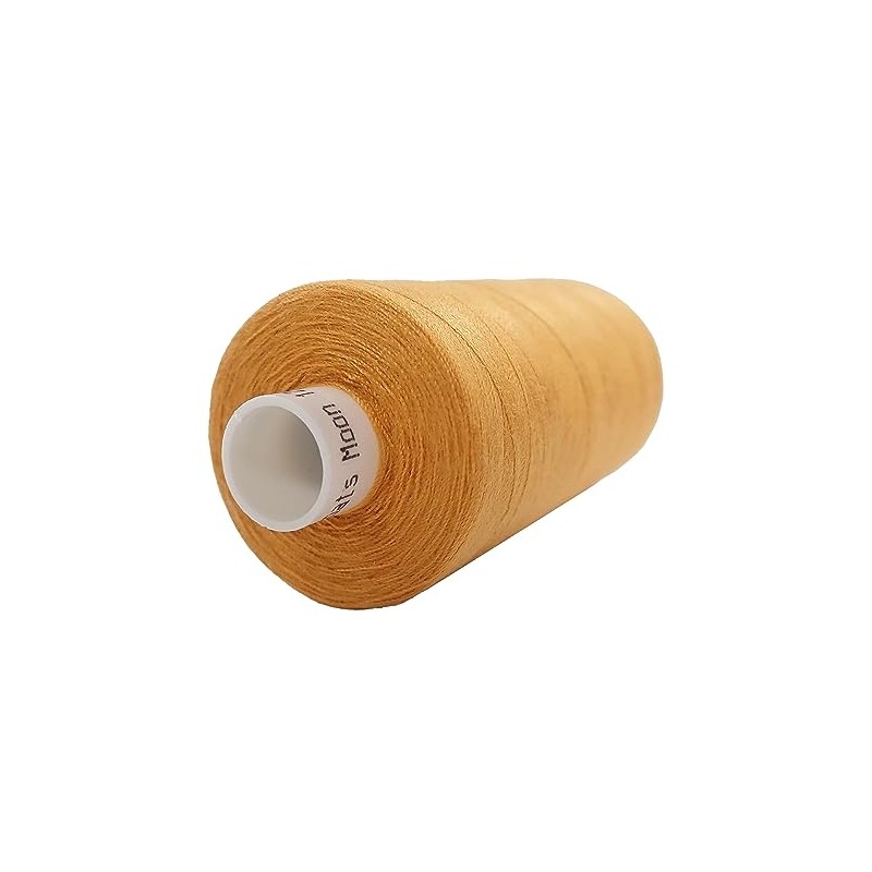 Moon Thread Mustard Spun Polyester Sewing Thread - 1000M