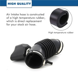 Air Intake Hose Compatible with Hyundai Elantra 2007-2012 - Intake Filter Tube Replaces # 28130-2H100 - Air Intake Duct Tube Boot