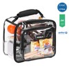 BORMELUN Clear Lunch Box Tranaparent Plastic Bag for School Kids