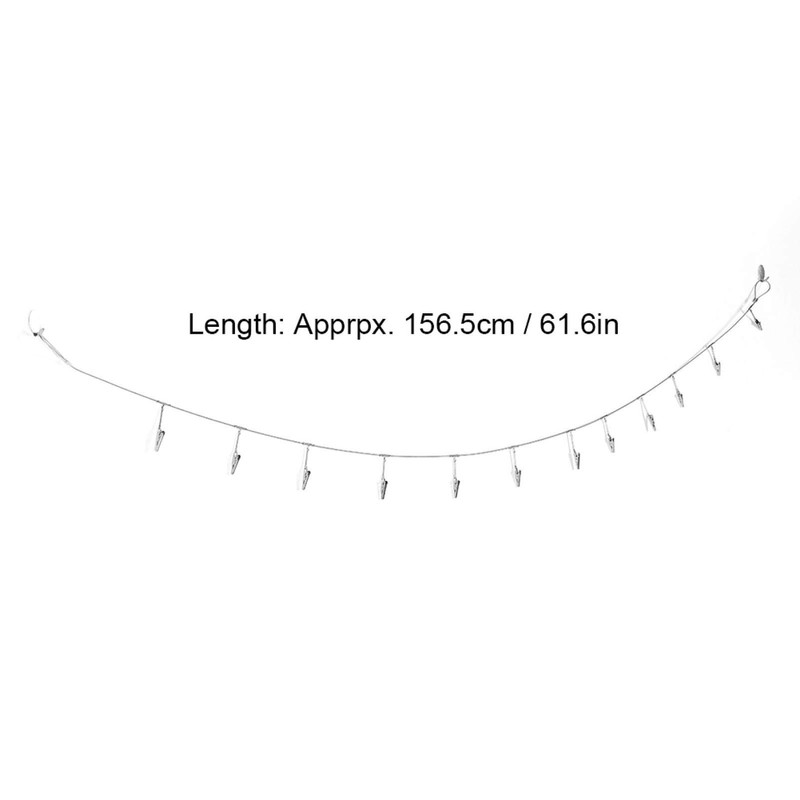 Picture Holder for Wall, Wire Rope Photo Clip Picture Hanging