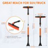 AstroAI 47.2" Ice Scraper and Extendable Snow Brush for Car