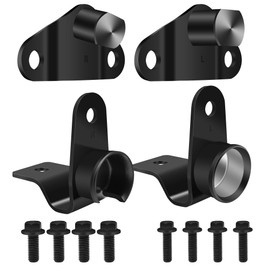 Zhaoyao 4Pcs Tailgate Hinge Kit with Bolts for 1999-2006 Chevy Silverado GMC Sierra 1500 2500 3500 & 2006 Hummer H1 H2 H3 Tailgate Accessories Replacement #38642 15074252,15074253,15078745,15078746