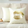 JOTOM Soft Velvet Cushion Covers Modern Bronzing Square Throw Pillow