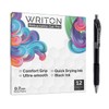 Writon Retractable & Refillable Gel Pens, Comfort Grip, 0.7mm Fine