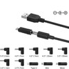 USB to DC 5V Power Cord, 5FT Universal DC 5.5x2.1mm